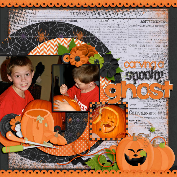Carving a Spooky Ghost