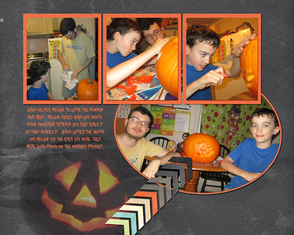 carving pumpkins