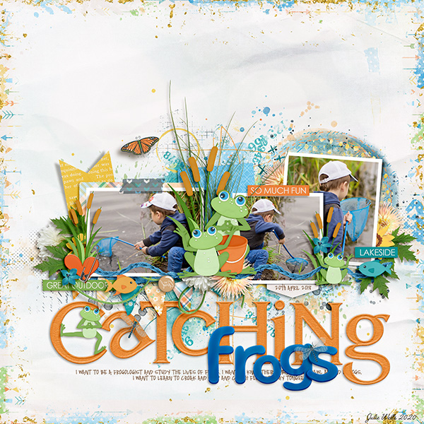 catching frogs