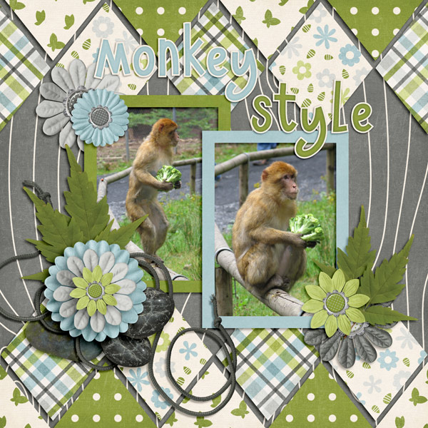 CathyK Designs - Down by the pond / Little Rad Trio - Crazy about diamonds 