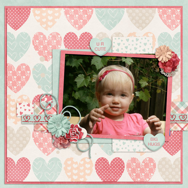 CathyK Designs - Sweet love / B2N2 Scraps - Ballerina TP2