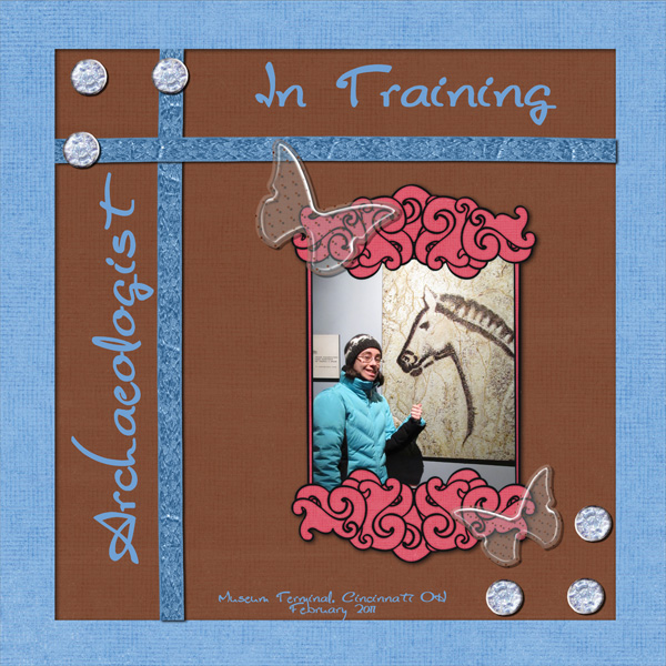 Cave Art is Cool- April 2012 Mini Kit Challenge