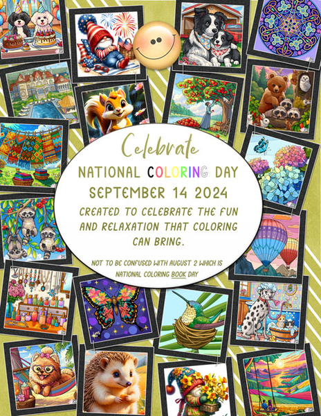 Celebrate National Coloring Day