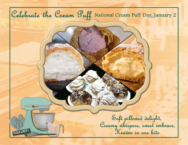 Celebrate the Cream Puff