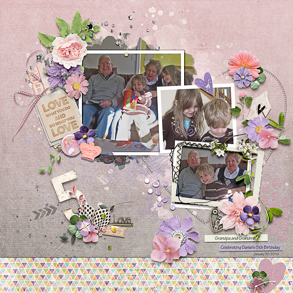 Celebrating a 5th Birthday with Grandma and Grandpa