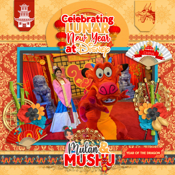 Celebrating Lunar New Year at Disney {Mulan + Mushu}