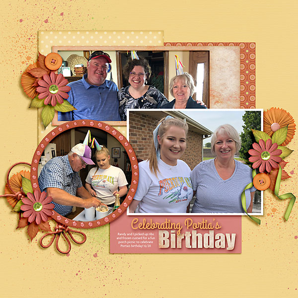 Celebrating Portias Birthday