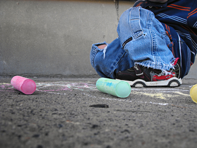 chalk drawing