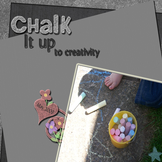 Chalk it up to creativity