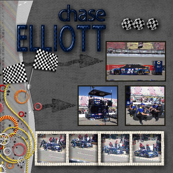 Chase Elliot Pits