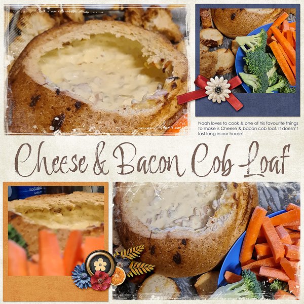 Cheese & Bacon Cob Loaf