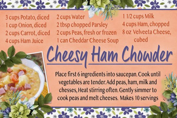 Cheesy Ham Chowder