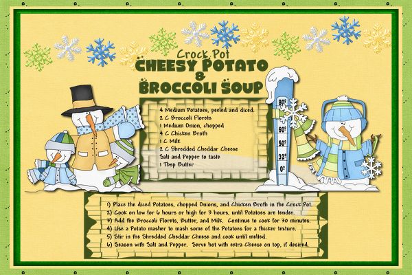 Cheesy Potato & Broccoli Soup