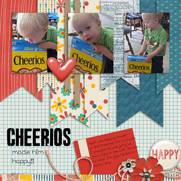 Cherrios Made Him Happy