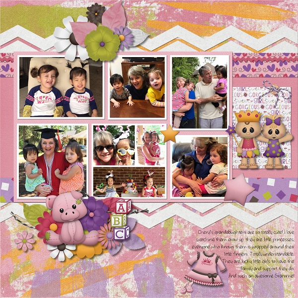 Cheryl's granddaughters