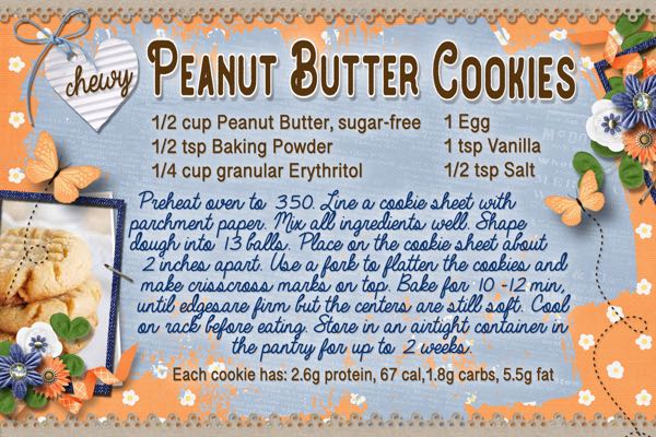 Chewy Peanut Butter Cookies