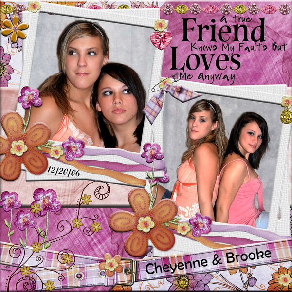 Cheyenne and Brooke Best Friends