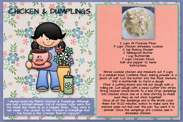 Chicken + Dumplings