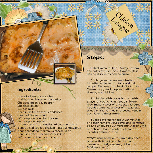 Chicken Lasagne