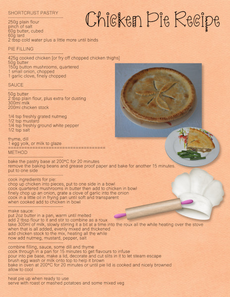 Chicken Pie Recipe