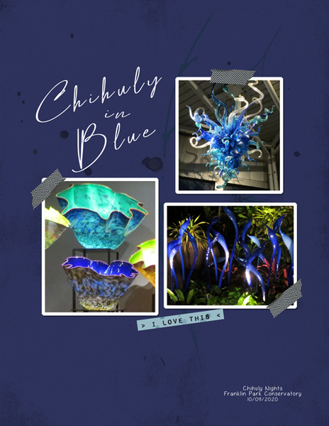 Chihuly in Blue