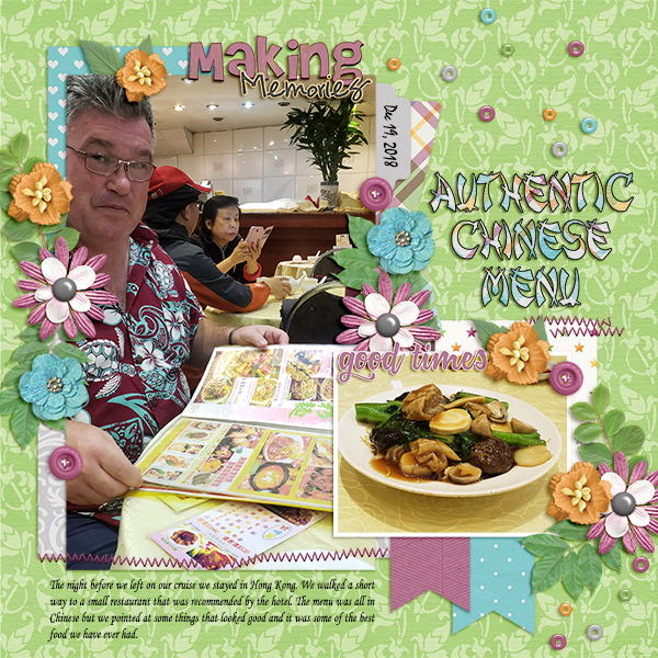 Chinese Menu