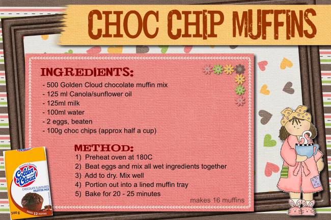 Choc Chip Muffins