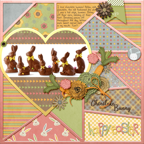 Chocolate bunny love