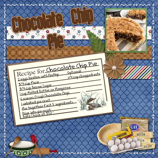 Chocolate Chip Pie