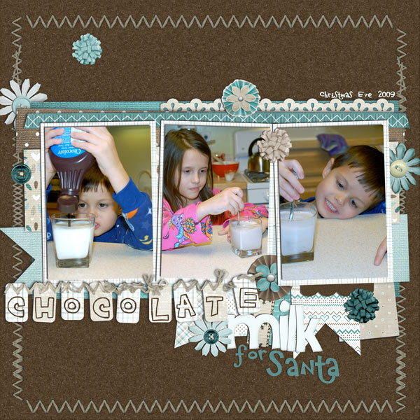 chocolate milk for santa