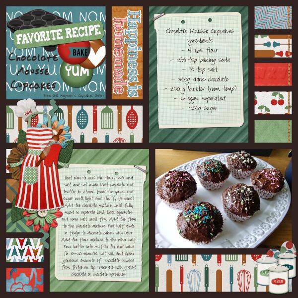 Chocolate mousse cupcakes