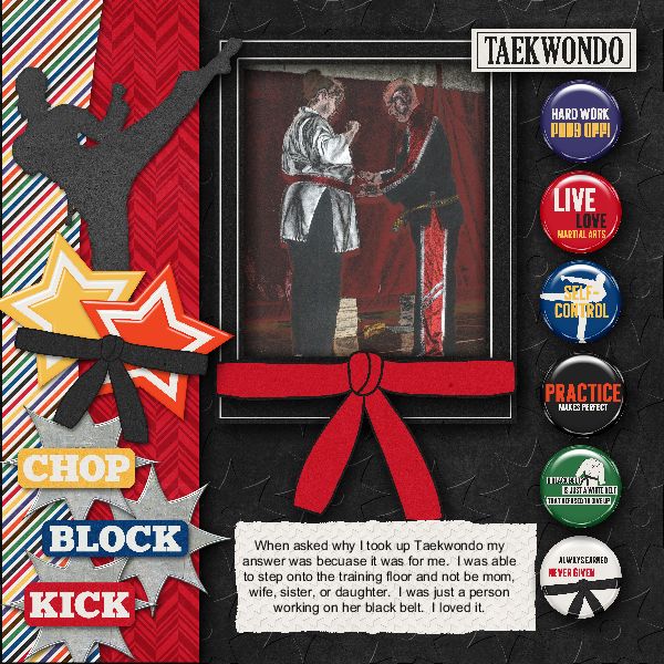 Chop Block Kick