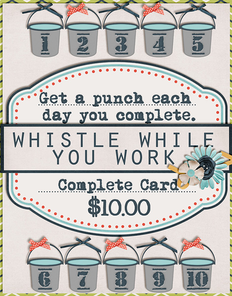 Chore Punch Card - Summer 2013