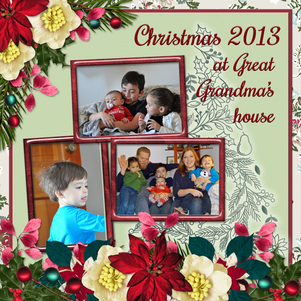 Christmas 2013 at Great Grandma