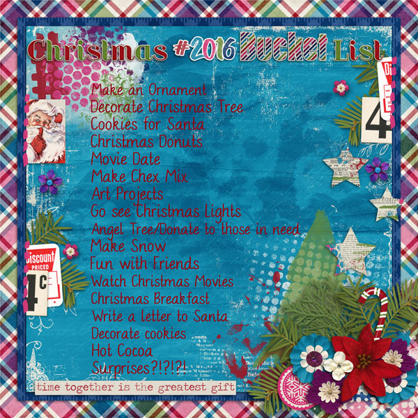 Christmas #2016 Bucket List