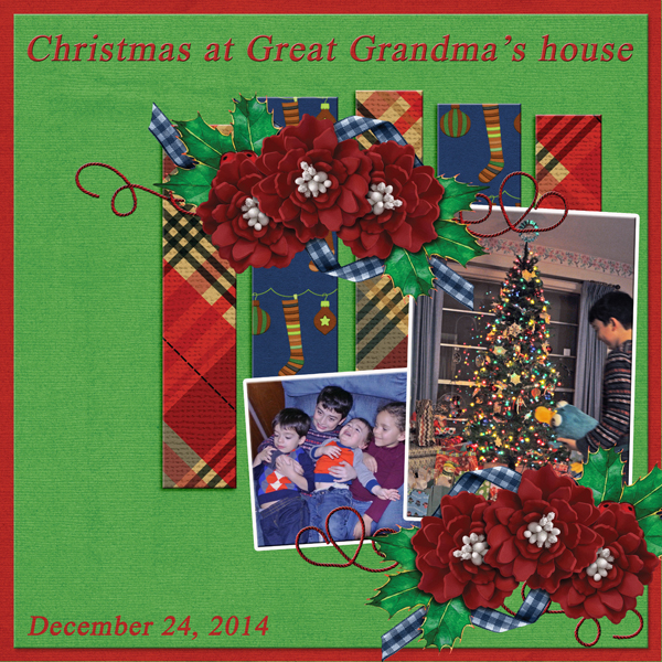 Christmas at Great Grandma's house
