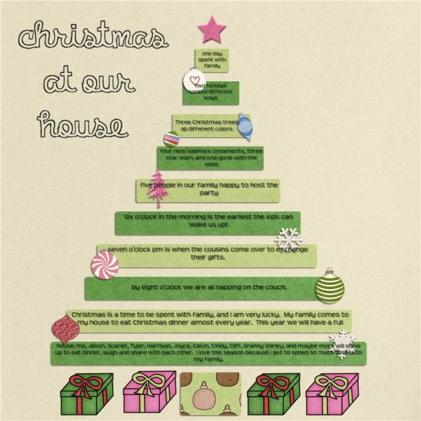 Christmas at our house