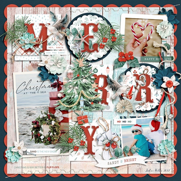 Christmas at the sea