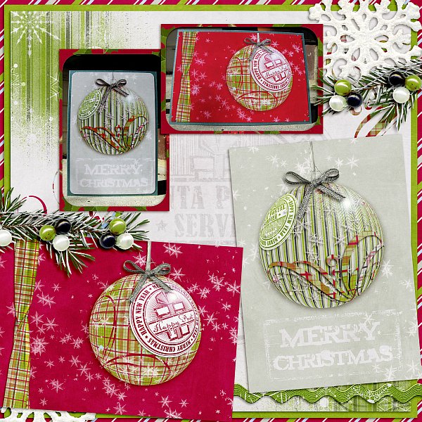 Christmas Baubles Cards