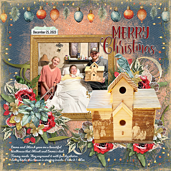 Christmas birdhouse