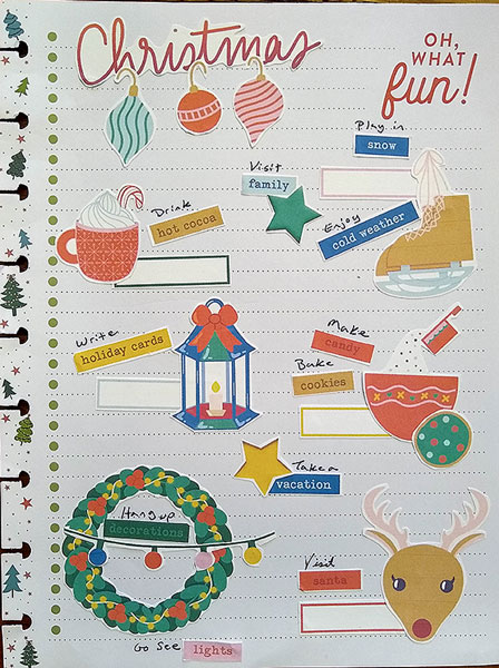 Christmas Bucket List