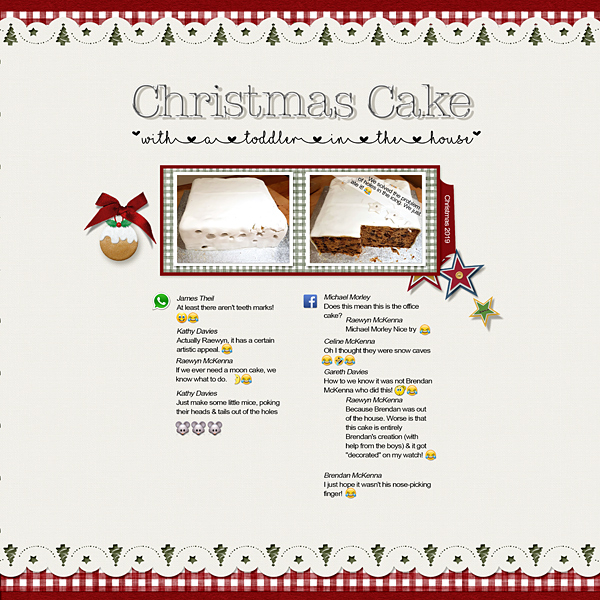 Christmas Cake With a Toddler in the House