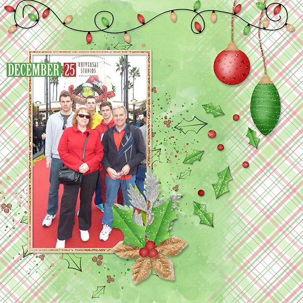 Christmas Day at Universal Studios