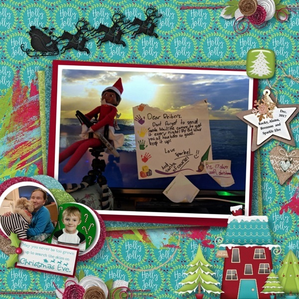 Christmas elf on the Shelf