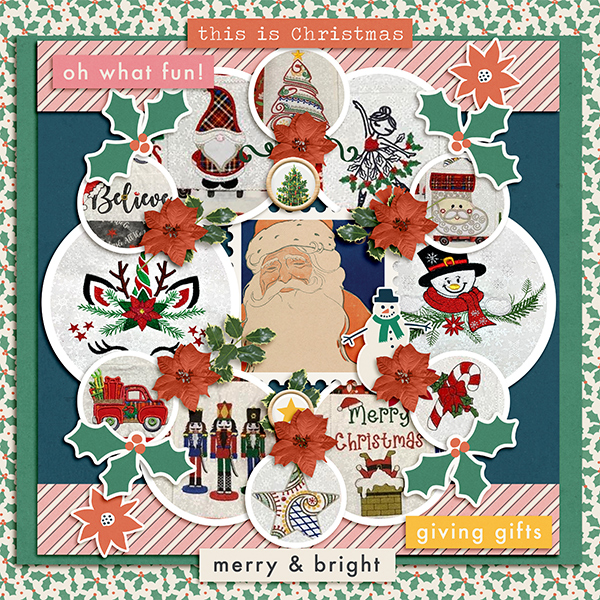 Christmas embroidery