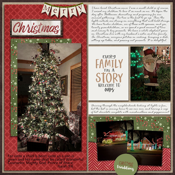 Christmas Family Story Left