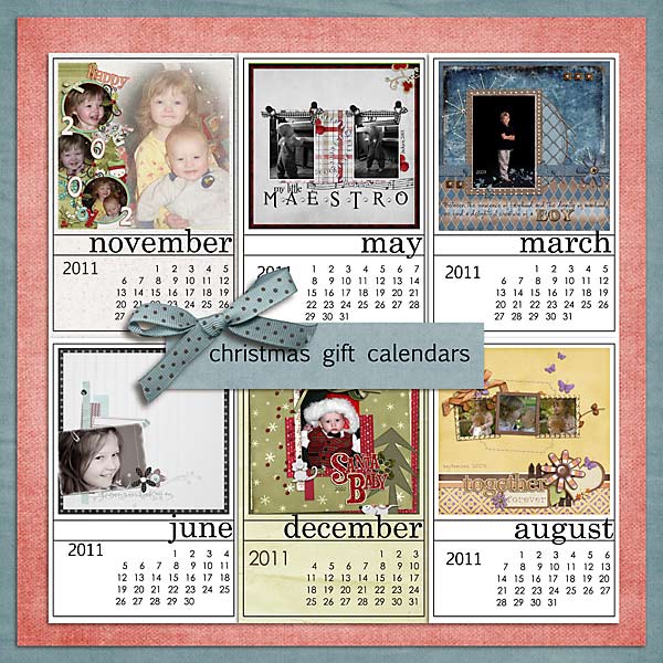 Christmas gift calendars