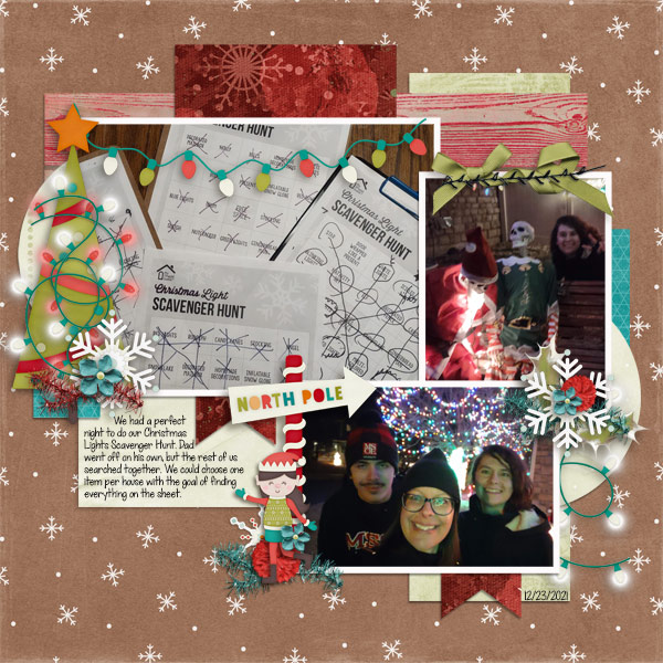 Christmas Lights Scavenger Hunt