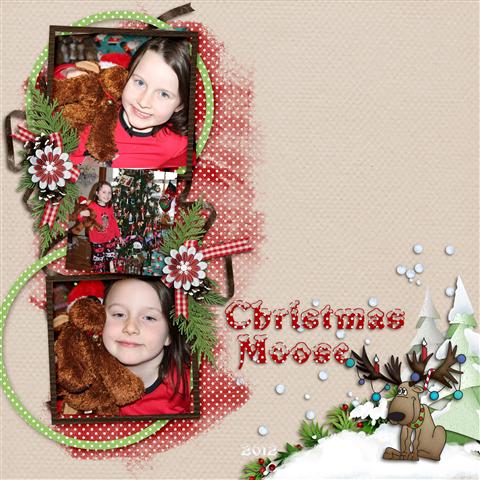 Christmas Moose
