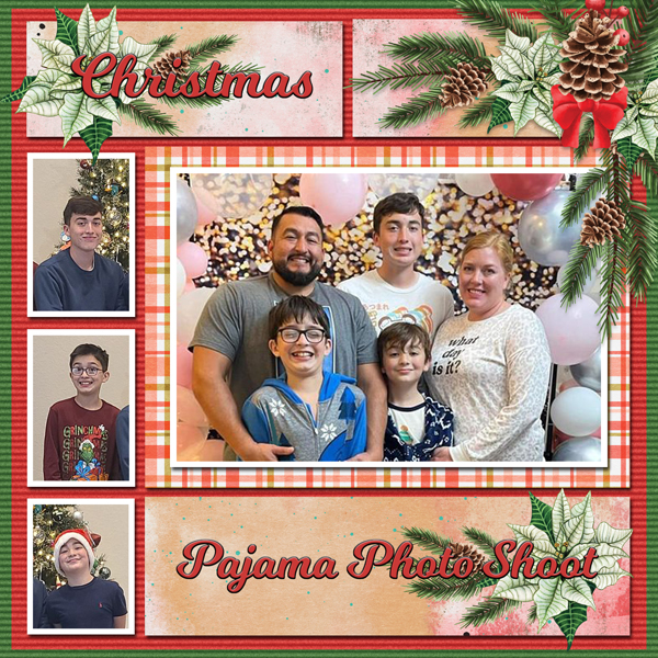 Christmas Pajama Photo Shoot